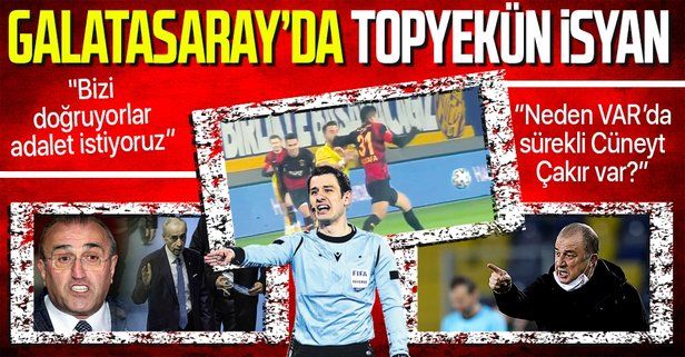 Galatasaray'da topyekün isyan!