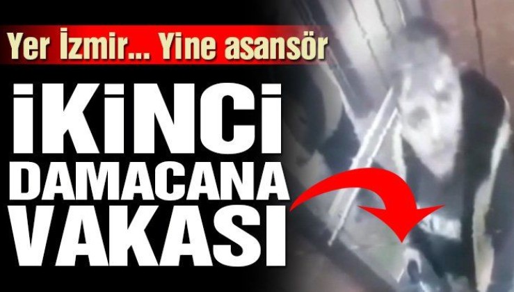 İzmir'de bir sucu, asansörde damacanaya idrarını yaparken görüntülendi
