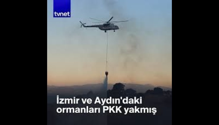 İzmir ve Aydın'ı PKK yaktı!