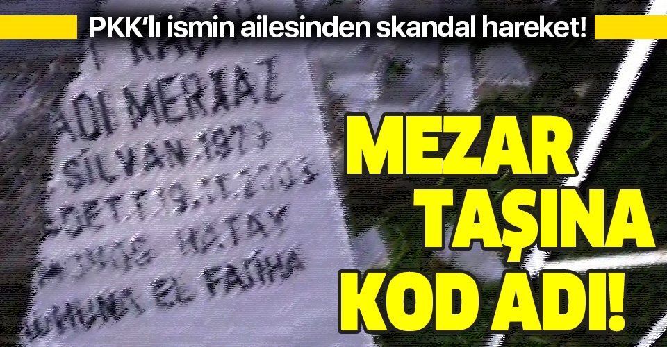 Diyarbakır’da rezalet! Teröristin mezar taşına PKK’daki kod adını yazdırmışlar! Aile hakkında soruşturma başlatıldı