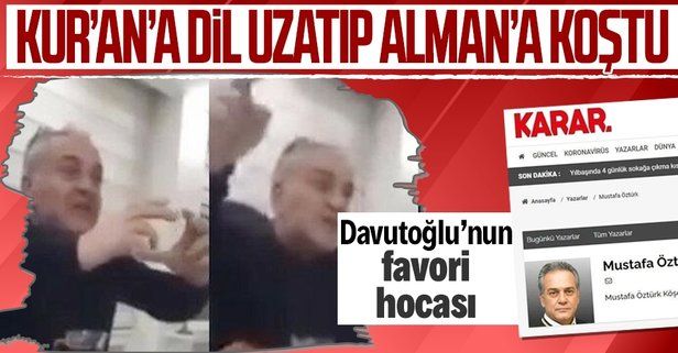 "Kur'an Allah'ın kitabı olamaz" şeklindeki skandal sözleriyle tepki çeken Mustafa Öztürk Türkiye'ye hakaret edip Almanya'ya gitti