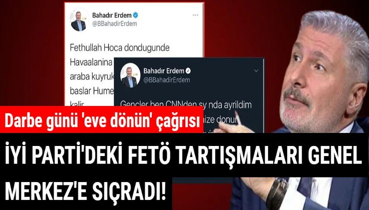 Ümit Özdağ yeni bombayı patlattı: İyi Parti Genel Başkan Yardımcısının FETÖ tweetleri