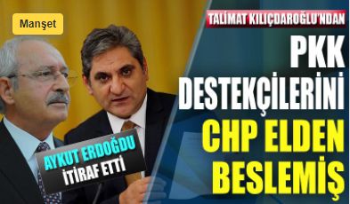 Aykut Erdoğdu itiraf etti: PKK destekçilerine CHP elden beslemiş