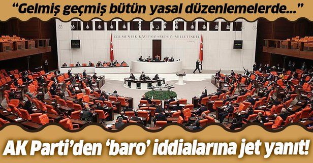AK Parti Grup Başkanvekili Cahit Özkan'dan "baro" iddialarına yanıt: Usule aykırı hareket edilmemiştir