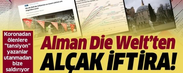 Alman Die Welt'ten Türkiye'ye "toplu mezar" iftirası! .