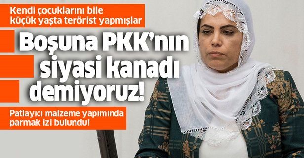 HDP'li Remziye Tosun'un oğluna terör gözaltısı! Patlayıcı malzemelerinde parmak izi bulundu.
