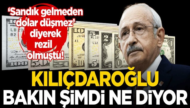 ‘Sandık gelmeden dolar düşmez’ diyerek rezil olan Kılıçdaroğlu şimdi bakın ne diyor!