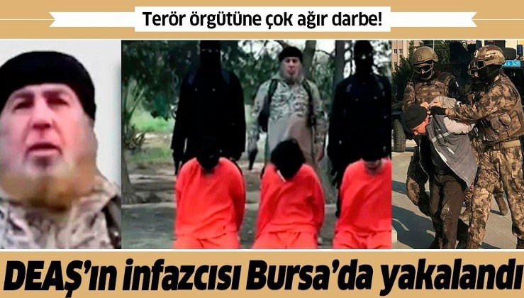 Son dakika: Terör örgütü DEAŞ'ın infazcısı Abu Taki Al Shamy Bursa'da yakalandı!.