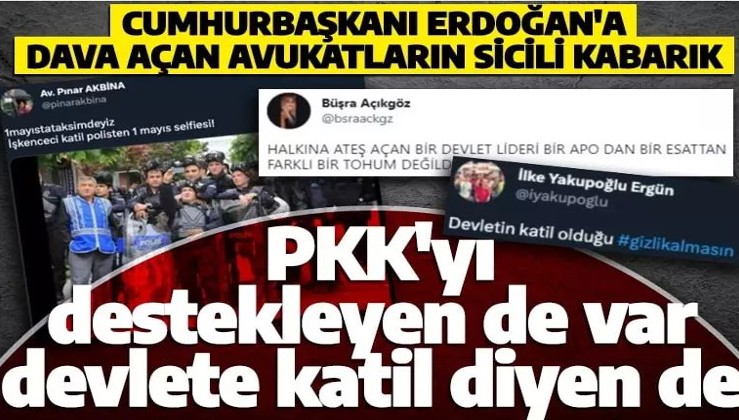 Devlete katil diyen de var PKK'ya destek veren de