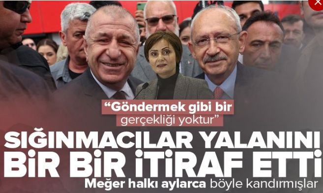 Canan Kaftancıoğlu Kılıçdaroğlu'nun "sığınmacılar" iddiasını yalanladı! Plan bozuldu! Meğer halkı böyle kandırmışlar