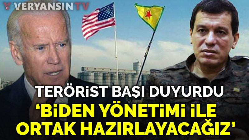 Teröristbaşı Mazlum Kobani: ABD'de Biden yönetimiyle ortak bir program hazırlayacağız
