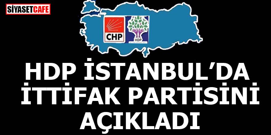 HDP İstanbul’da ittifak partisini açıkladı