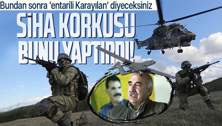 PKK elebaşı Murat Karayılan'da SİHA korkusu! SİHA ve İHA'lardan kurtulmak için bunu da yaptı!