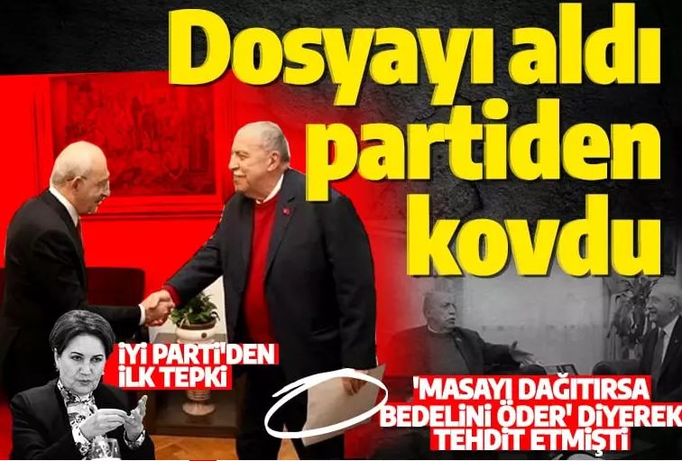 Yaşar Okuyan 'Elimde belgeler var' diyerek Akşener'i tehdit etmişti! Kılıçdaroğlu ile görüştü