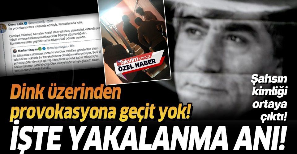 Son dakika: Hrant Dink Vakfı üzerinden provokasyona geçit yok! Saldırgan işte böyle yakalandı