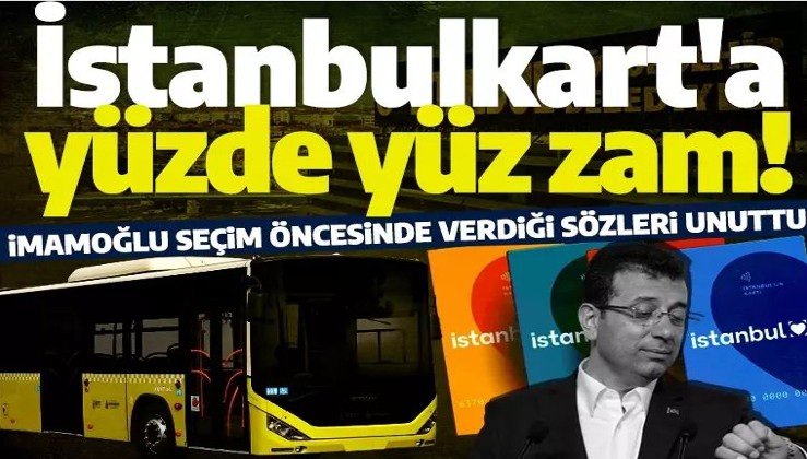Son dakika: İstanbul'da ulaşıma yüzde yüz zam! İşte yeni fiyatlar