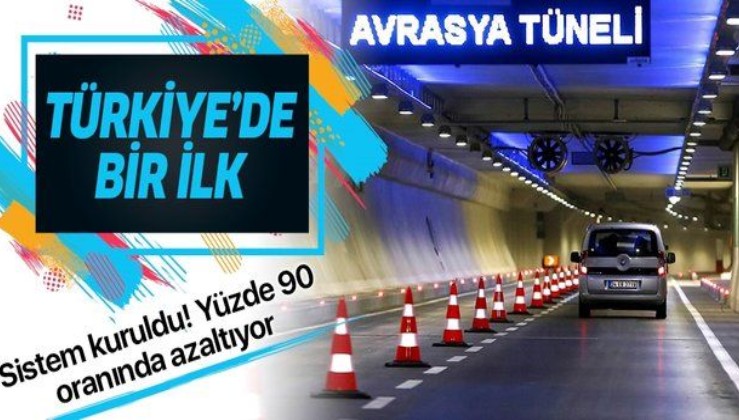 Türkiye'de ilk kez uygulanıyor: Avrasya Tüneli'ne trafik sıkışıklığını yüzde 90 azaltabilen sistem kuruldu