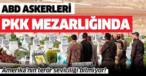 Amerika’nın skandalları bitmiyor! ABD askerleri PKK mezarlığında.
