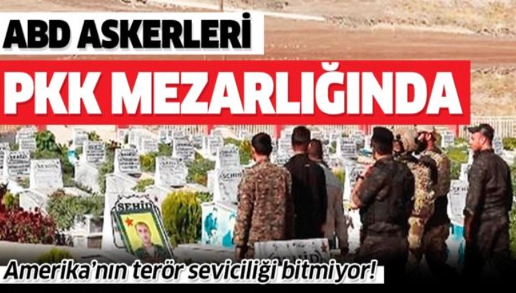 Amerika’nın skandalları bitmiyor! ABD askerleri PKK mezarlığında.