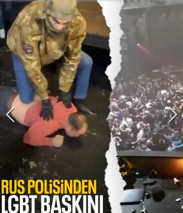 Rus polisinden LGBT propagandası yapan gece kulüplerine operasyon