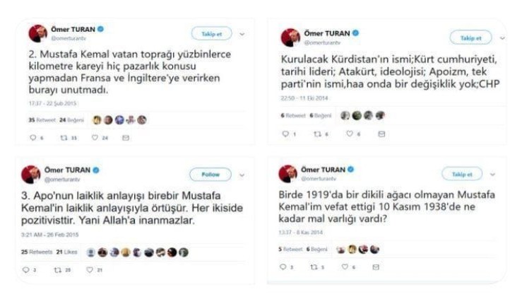 "Ömer Turan denilen bu şahıs, 1 ay öncesine kadar Zafer Partisi kurucusu ve Gik üyesi değil miydi?