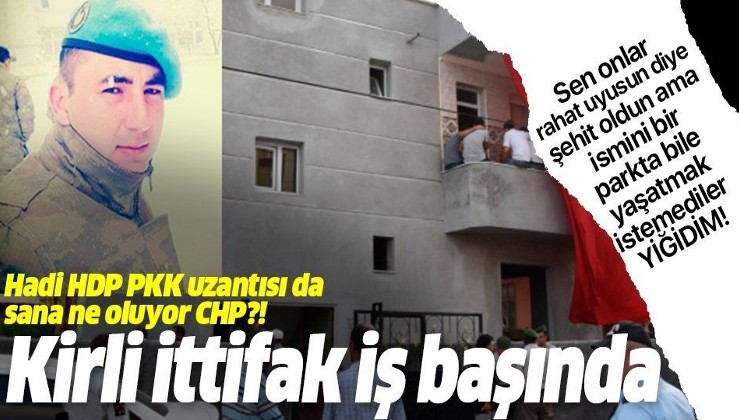 Mersin'de skandal olay! Şehidin isminin parka verilmesi CHP’li ve HDP’li meclis üyelerince reddedildi