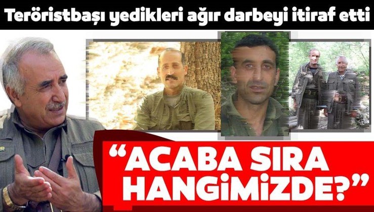 Terörist elebaşı Karayılan, Mehmetçik'ten yediği darbeyi böyle itiraf etti