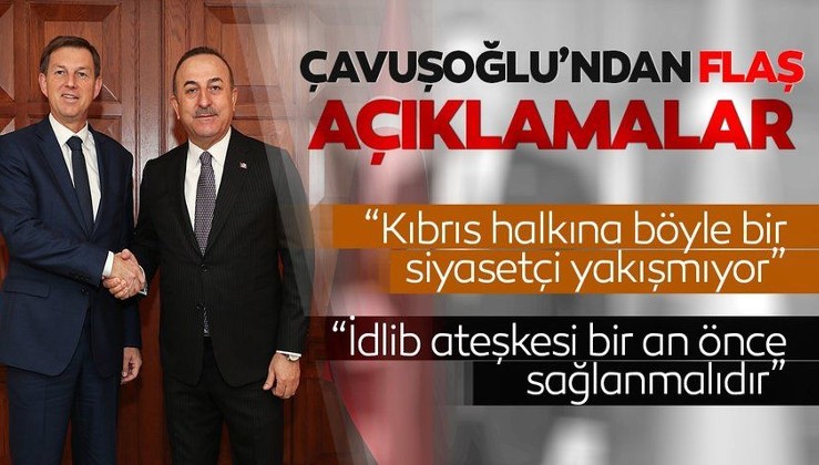 Dışişleri Bakanı Çavuşoğlu’ndan Akıncı’nın o sözlerine sert tepki! ‘Ben böyle bir siyasetçiyle çalışmadım’