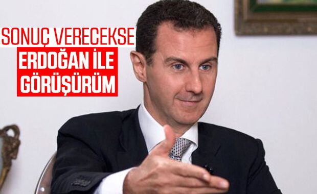 Esad’a, Erdoğan ile görüşme soruldu