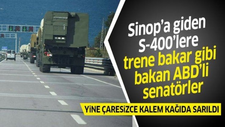 S-400'lerin test için Sinop'a gitmesi ABD'li senatörleri çıldırttı, Pompeo'ya mektup yazdılar