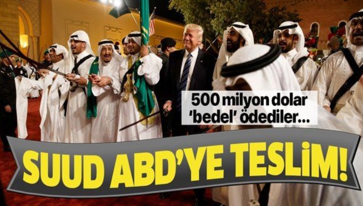 Suudi Arabistan'dan ABD askerleri için 500 milyon dolar!.
