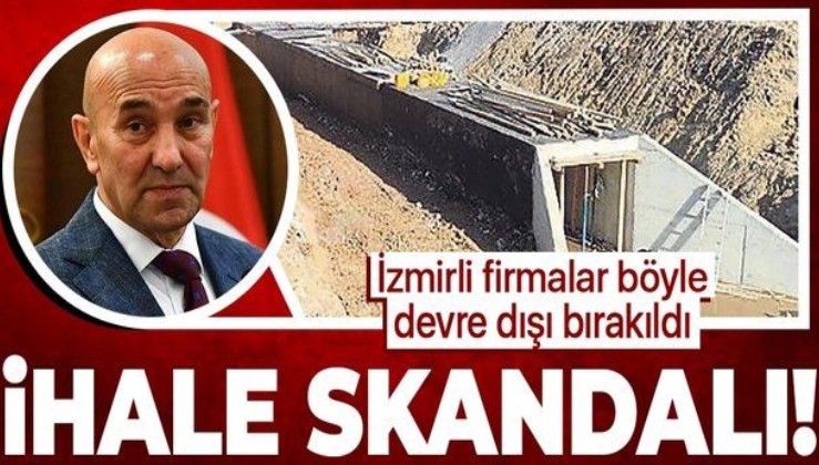 İzmir Büyükşehir Belediyesi'nde ihale skandalı! İzmirli firmaları devre dışı bıraktılar