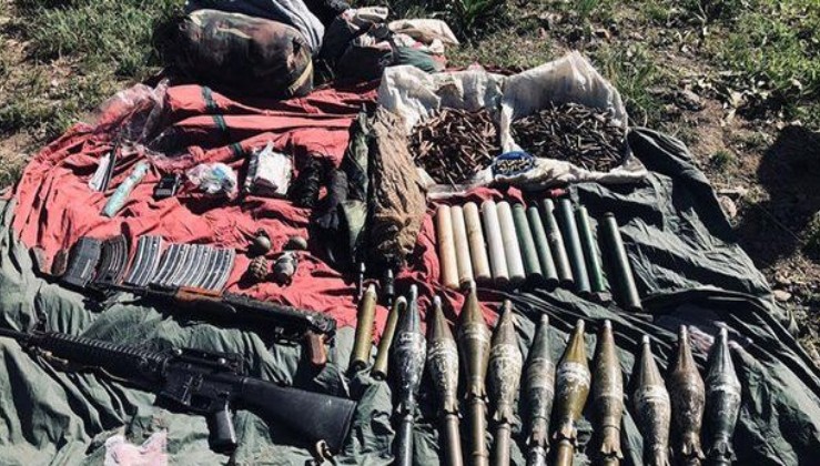 Van'da PKK operasyonu! Silah ve mühimmat ele geçirildi