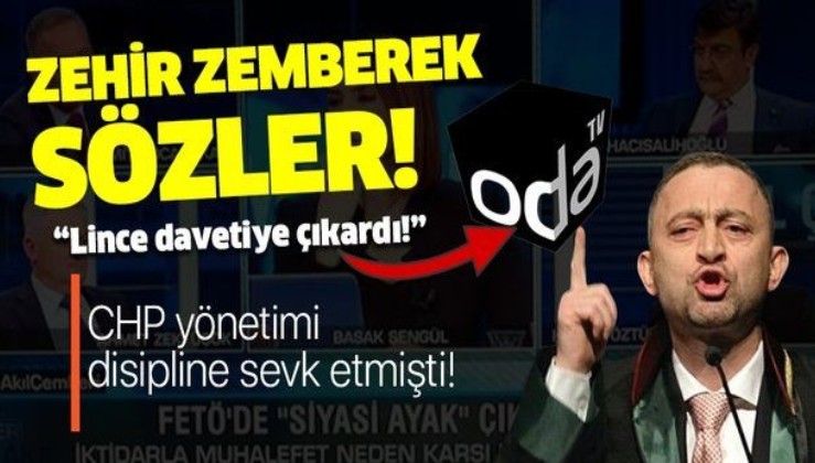 CHP tarafından disipline sevk edilen Ümit Kocasakal'dan zehir zemberek sözler: ODATV lince davetiye çıkardı!