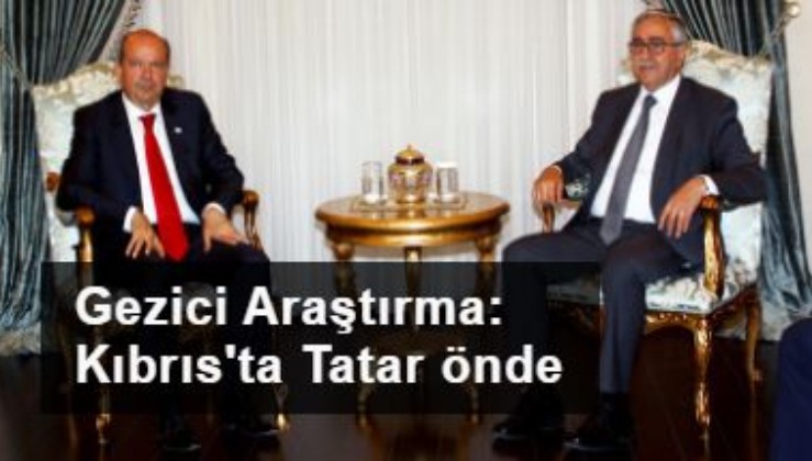 Gezici Araştırma: Kıbrıs'ta Ersin Tatar önde