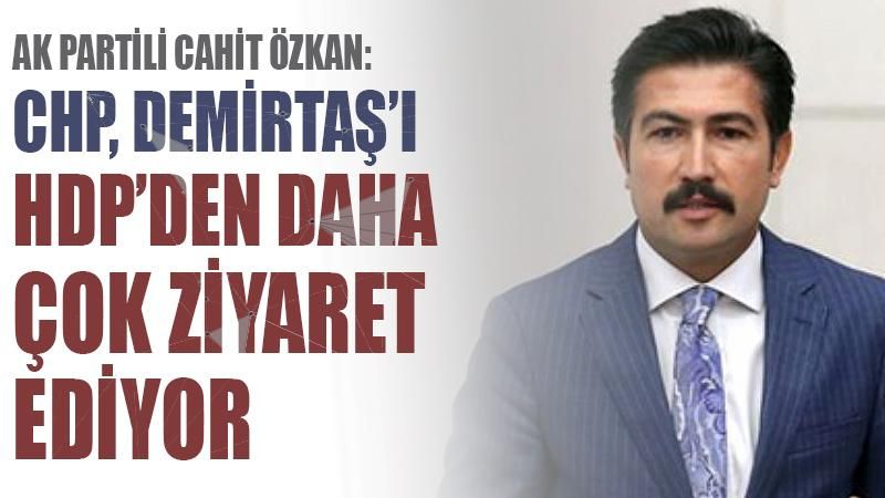 AK Partili Cahit Özkan: CHP, Demirtaş'ı HDP'den daha çok ziyaret ediyor