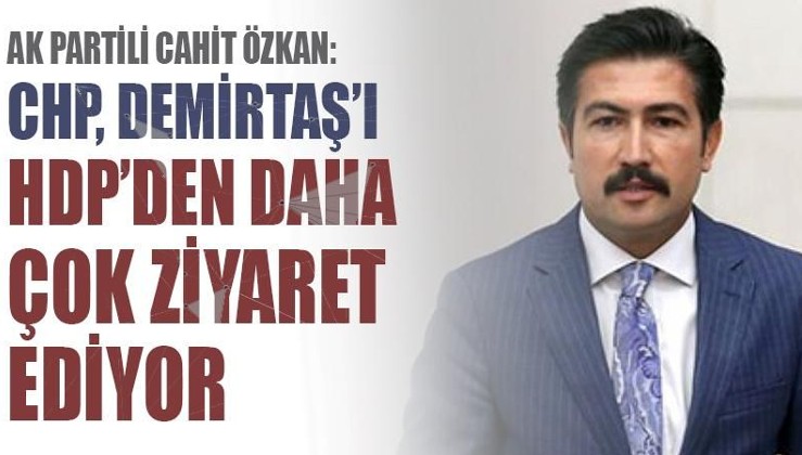 AK Partili Cahit Özkan: CHP, Demirtaş'ı HDP'den daha çok ziyaret ediyor