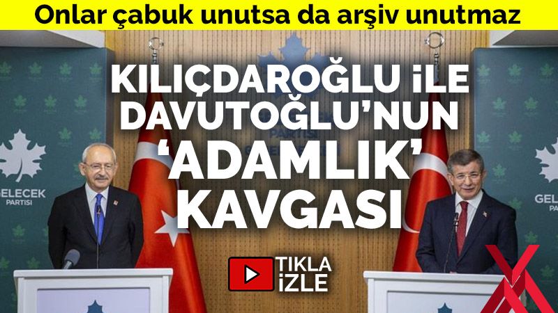 Kılıçdaroğlu'na 'adam müsveddesi' bile demeyen Davutoğlu bugün ne dedi?