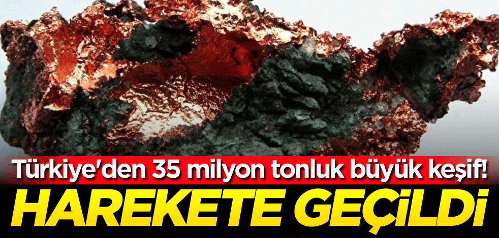 Türkiye'den 35 milyon tonluk büyük keşif! Harekete geçildi
