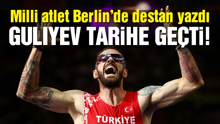 Ramil Guliyev erkekler 200 metrede rekorla Avrupa şampiyonu oldu!