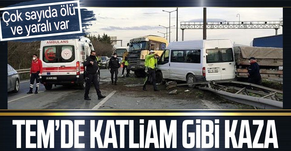 Ankaraİstanbul otobanında çok sayıda aracın karıştığı zincirleme kaza! Ölü ve yaralılar var