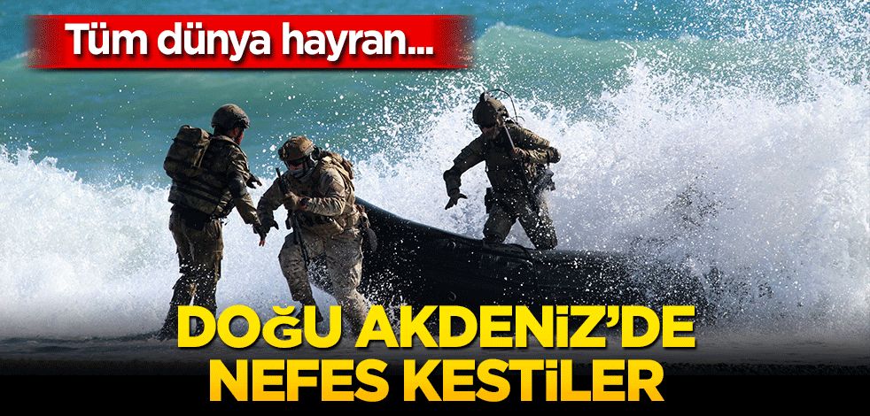 Türk Deniz Kuvvetleri "Doğu Akdeniz2023 Tatbikatı"nda nefes kesti