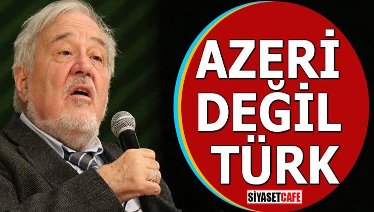 İlber Ortaylı: Azeri değil Türk