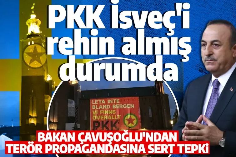 Dışişleri Bakanı Mevlüt Çavuşoğlu'ndan İsveç'e sert PKK tepkisi!