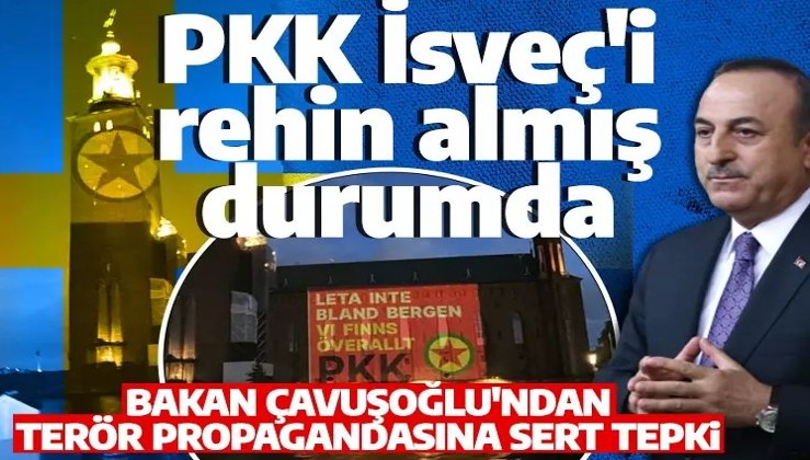 Dışişleri Bakanı Mevlüt Çavuşoğlu'ndan İsveç'e sert PKK tepkisi!