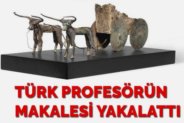 Türkiye’den kaçırılan eseri, Türk profesörün bilimsel makalesi yakalattı