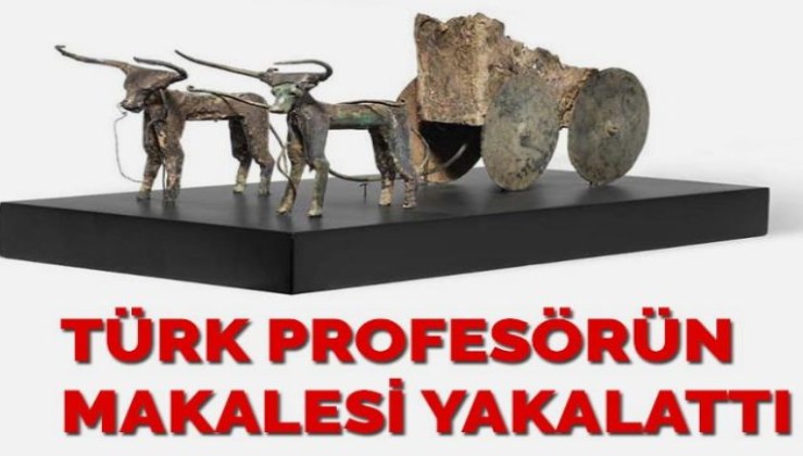 Türkiye’den kaçırılan eseri, Türk profesörün bilimsel makalesi yakalattı
