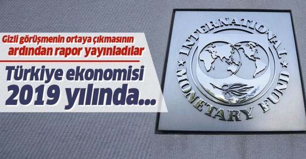 IMF'den Türkiye raporu! Türkiye ekonomisi 2019 yılında....