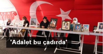 Diyarbakır annelerinden HDP yürüyüşüne tepki: Adalet bu çadırda