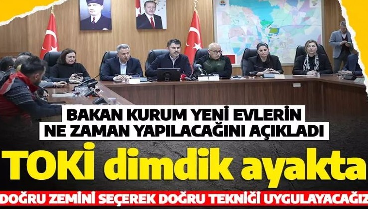 Bakan Kurum Adana'da TOKİ evleri ile ilgili konuştu! '11 Mart'ta yerlerini belirleyeceğiz'